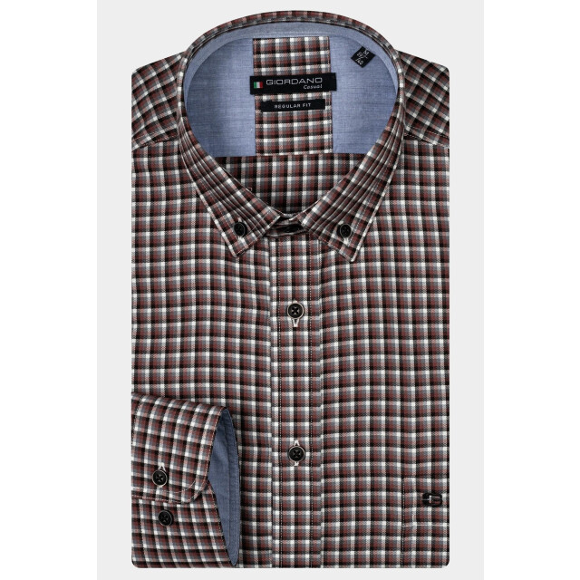 Giordano Casual hemd lange mouw ivy, ls button down colourful 427300/30 186180 large