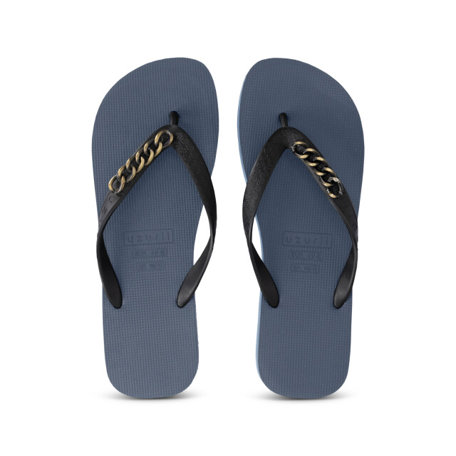 Uzurii Gold small marineblauw dames slippers, , maat: 22.031.73 large