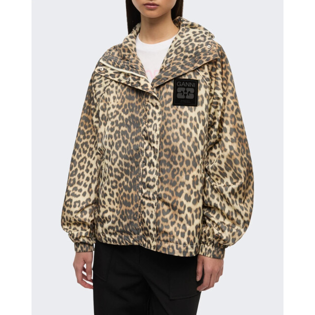 Ganni Dames flyweight nylon jacket W0738-859 large