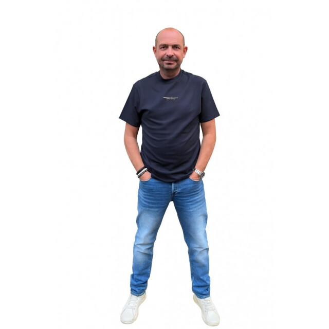 Kultivate Luxury comfort navy t-shirt “meppel highlights” – x reykja 319 Dark Navy/2501090200 Luxury REYKJAVIK large