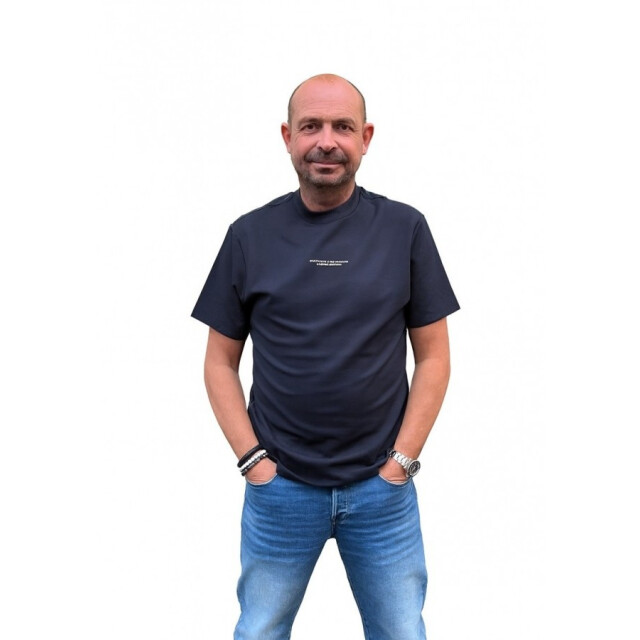 Kultivate Luxury comfort navy t-shirt “meppel highlights” – x reykja 319 Dark Navy/2501090200 Luxury REYKJAVIK large