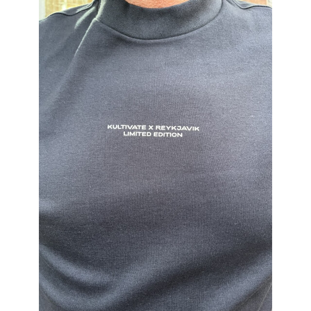 Kultivate Luxury comfort navy t-shirt “meppel highlights” – x reykja 319 Dark Navy/2501090200 Luxury REYKJAVIK large