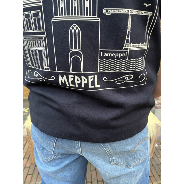 Kultivate Luxury comfort navy t-shirt “meppel highlights” – x reykja 319 Dark Navy/2501090200 Luxury REYKJAVIK large