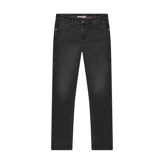 Wrangler Larston heren slim-fit jeans black fog WRANGLER 112371657 Larston BlackFog large