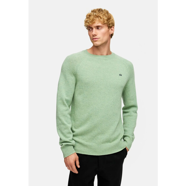 Kronstadt Po29417 larson crew neck knit ks35001 hedge green PO29417 large