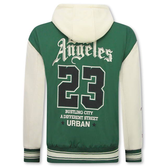 Enos Baseball jas met capuchon oversized bomberjack GI-523 large