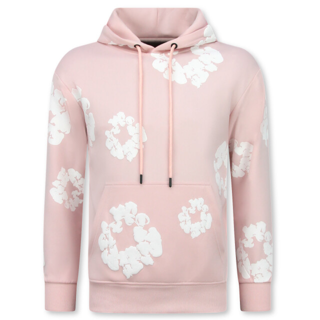 Top-Star Dik geweven trainingspak met bloemenprint all over print bloemenpak FF-5991 large