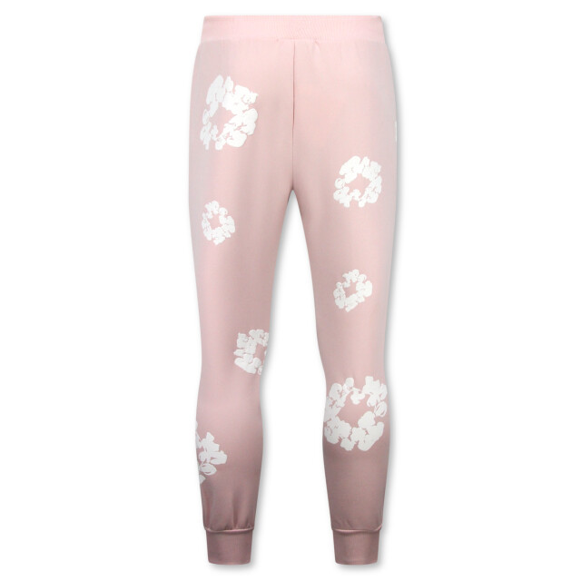 Top-Star Dik geweven trainingspak met bloemenprint all over print bloemenpak FF-5991 large