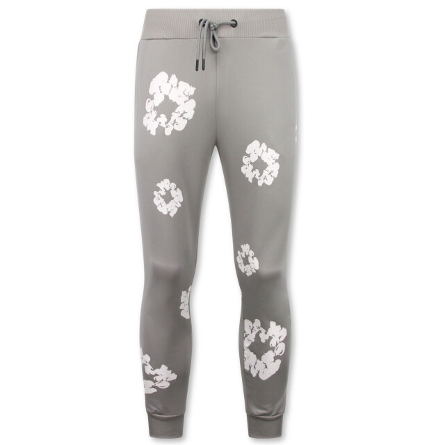 Top-Star Dik geweven trainingspak met bloemenprint all over print bloemenpak FF-5991 large