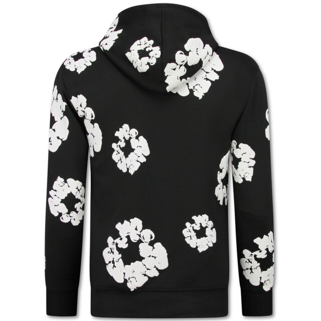 Top-Star Dik geweven trainingspak met bloemenprint all over print bloemenpak FF-5991 large