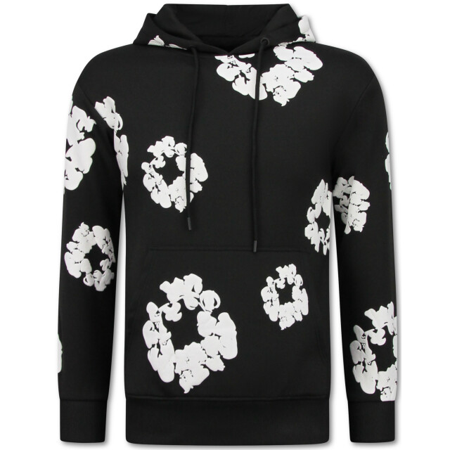 Top-Star Dik geweven trainingspak met bloemenprint all over print bloemenpak FF-5991 large