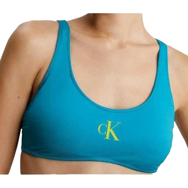 Calvin Klein Dames logo bikinitop UTNA942_blue large