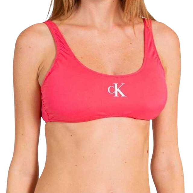 Calvin Klein Dames logo bikinitop UTNA942_pink large