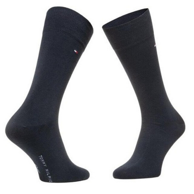 Tommy Hilfiger Effen gestreepte sokken heren (set van 2) UTNA974_navy large