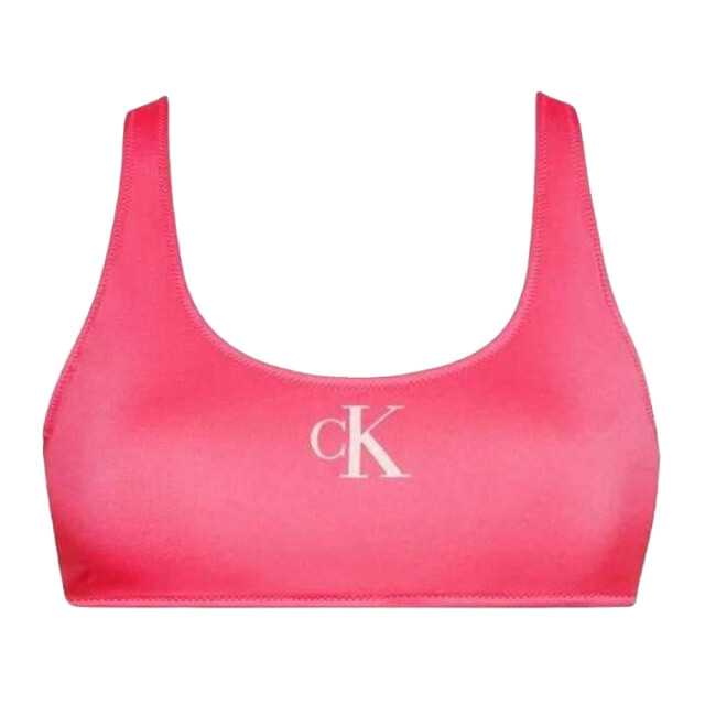 Calvin Klein Dames logo bikinitop UTNA942_pink large
