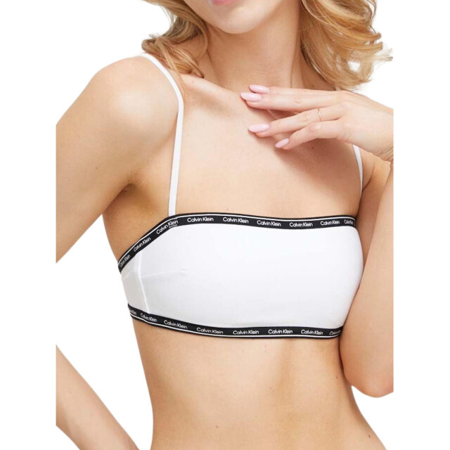 Calvin Klein Dames logo bikinitop UTNA983_white large