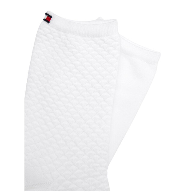 Tommy Hilfiger Dames effen katoen blend sokken (set van 2) UTNA989_white large