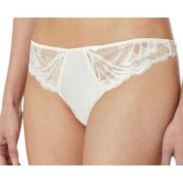 Calvin Klein Dames kanten string UTNA927_white large