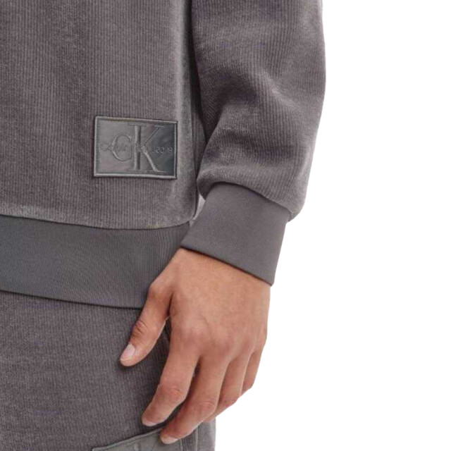 Calvin Klein Heren polyester sweatshirt UTNA908_grey large