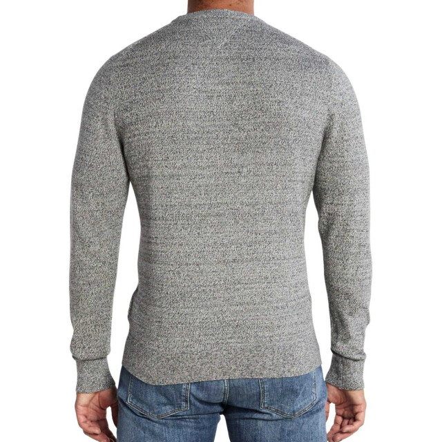 Tommy Hilfiger Effen sweater top heren UTNA899_grey large