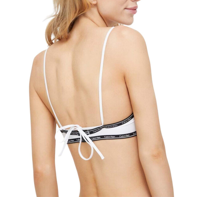 Calvin Klein Dames logo bikinitop UTNA983_white large