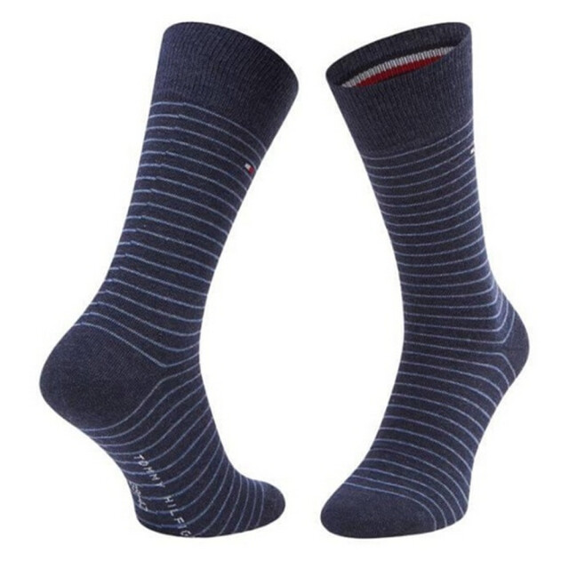Tommy Hilfiger Effen gestreepte sokken heren (set van 2) UTNA974_blue large