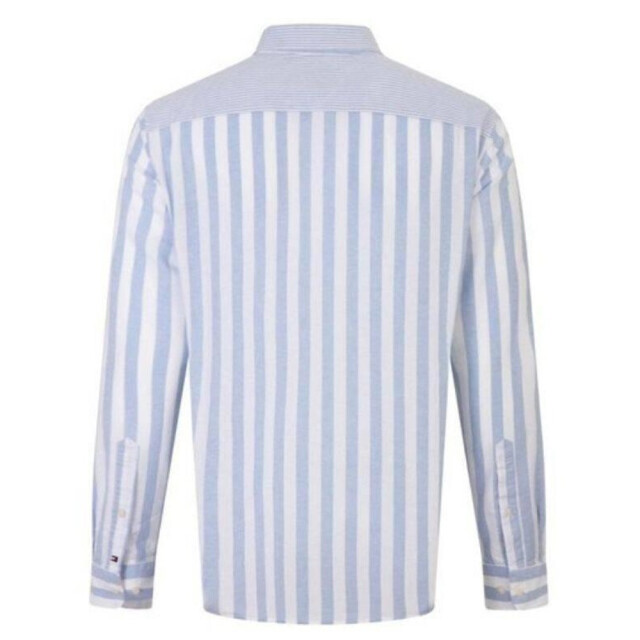 Tommy Hilfiger Heren gestreept overhemd UTNA838_whiteblue large