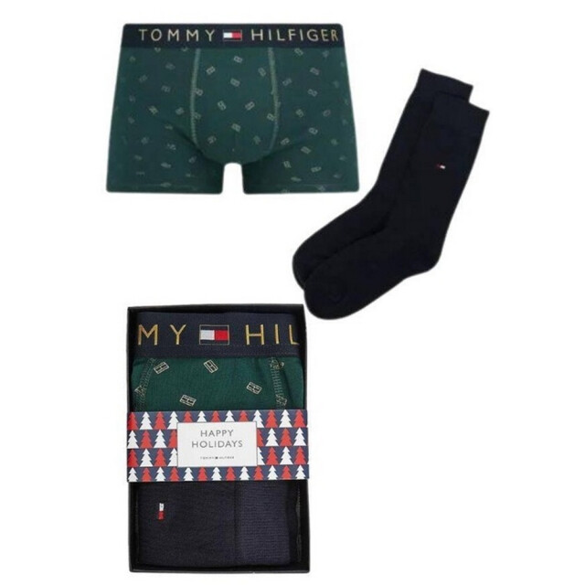 Tommy Hilfiger Heren oversized boxershortset UTNA977_greennavyblue large