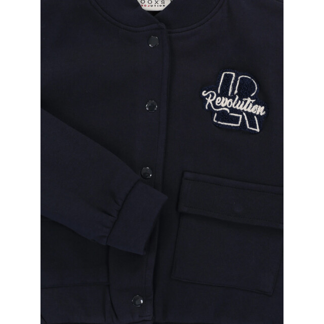 Looxs Revolution Sweatvest dark navy voor meisjes in de kleur 2531-5309-189 large