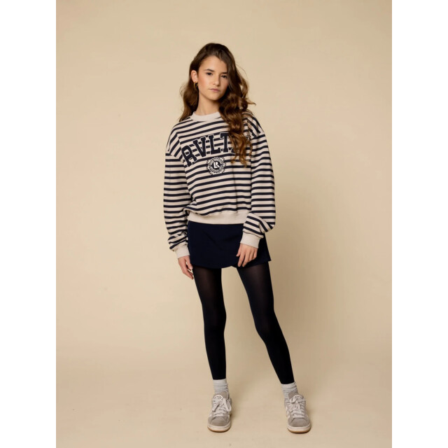 Looxs Revolution Sweater marine streep voor meisjes in de kleur 2531-5315-158 large
