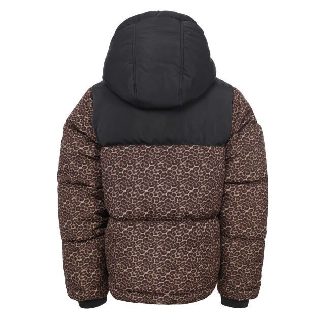 Looxs Revolution Bomber hooded winterjas panther voor meisjes in de kleur 2531-5211-925 large
