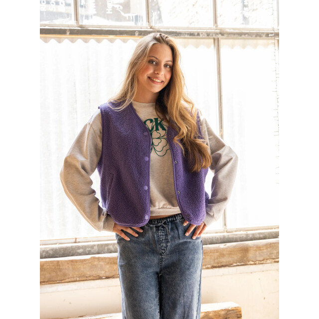 Looxs Revolution Sweater snow melee lucky voor meisjes in de kleur 2531-5308-029 large