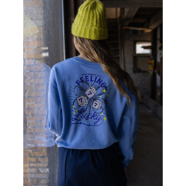 Looxs Revolution Sweater blue sky voor meisjes in de kleur 2531-5307-137 large