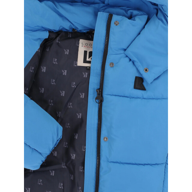 Looxs Revolution Bomber hooded winterjas blue voor meisjes in de kleur 2531-5255-129 large