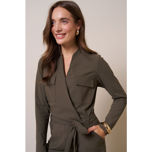 Studio Anneloes jette cargo dress 13406 7400 new army 06313.340.0003 large