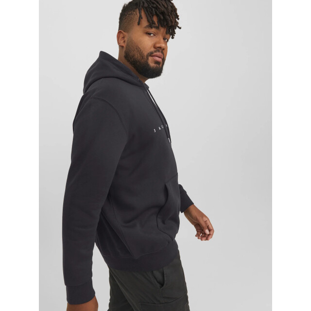 Jack & Jones Heren plus size hoodie jjestar 12243527-Black large