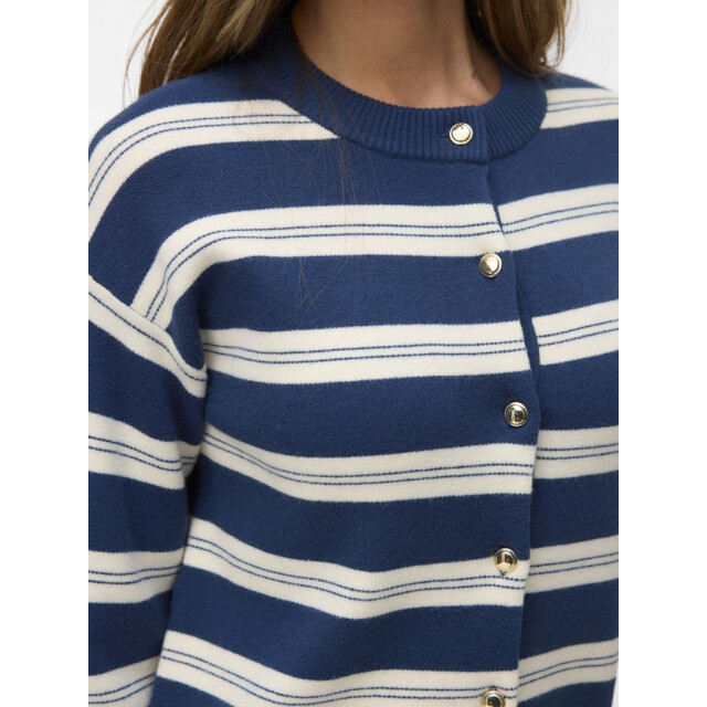 Vero Moda Vmgold stripe ls o-neck cardigan dessin 4249.39.0007 large