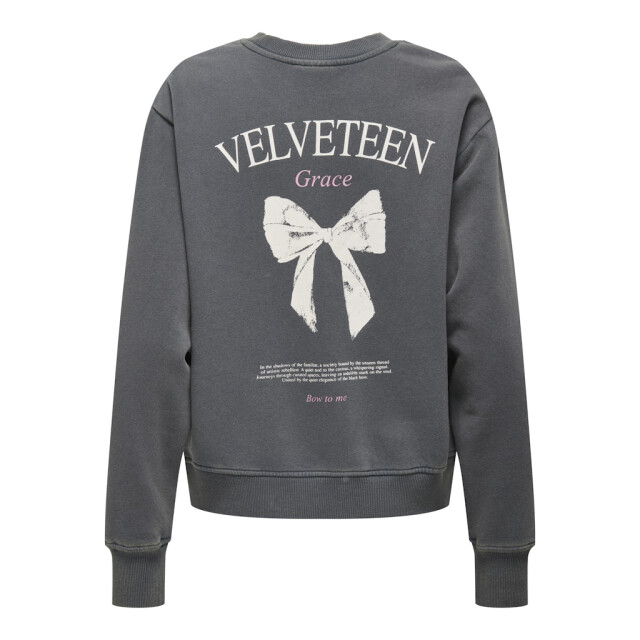 Only Onllucinda bow ls o-neck box swt antraciet 4209.85.0006 large