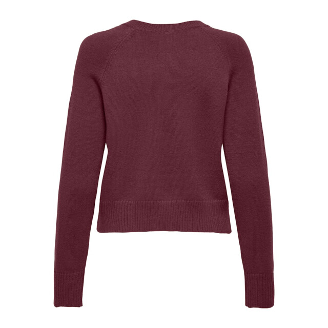 Only Onlkatia ls short cardigan cc knt bordeaux 4249.47.0032 large
