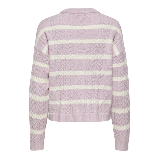 Only Onlkatia ls cable o-neck pullover cc knt dessin 4219.69.0032 large