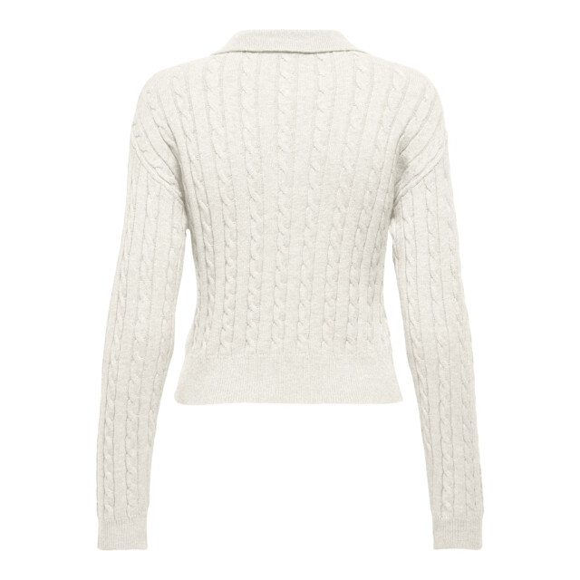 Only Onlkatia ls cable polo cc knt off-white 4359.02.0034 large