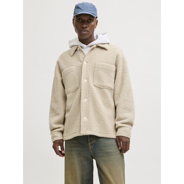 Jack & Jones Jorbleecker teddy overshirt ls beige 5309.05.0021 large