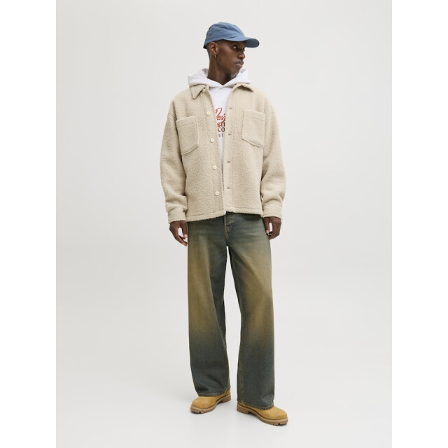 Jack & Jones Jorbleecker teddy overshirt ls beige 5309.05.0021 large