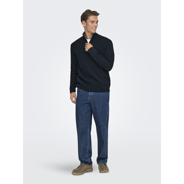 Only & Sons Onsjoin reg ls high neck knit camp raf 5219.33.0036 large