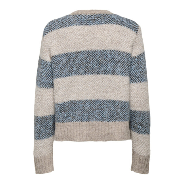 Jacqueline de Yong Jdyzoey life ls o-neck jacq pull knt zand dessin 4219.06.0040 large