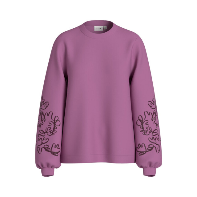 Vila Visiffi emb o-neck ls sweatlc - 4209.60.0006 large