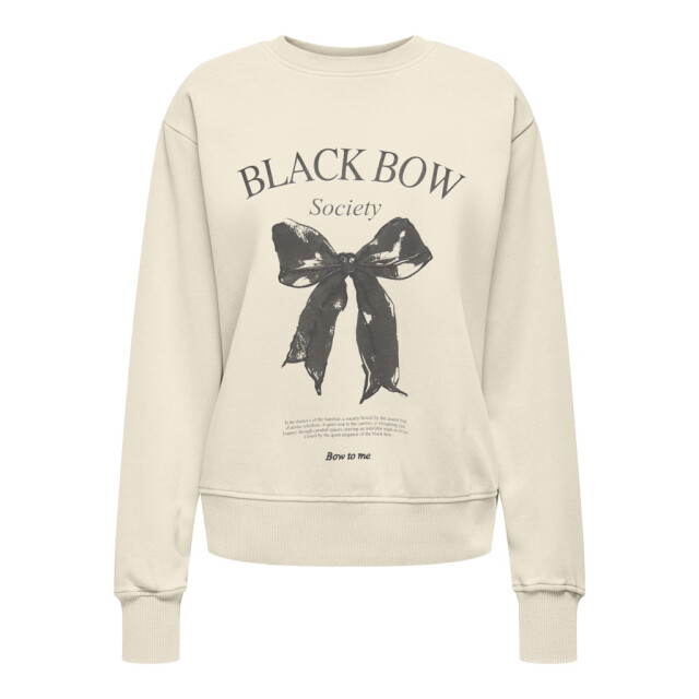 Only Onllucinda bow ls o-neck box swt off-white 4209.02.0017 large