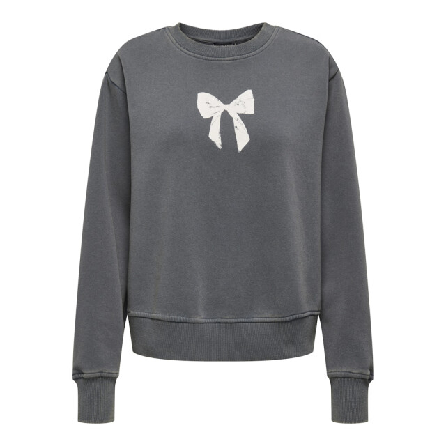 Only Onllucinda bow ls o-neck box swt antraciet 4209.85.0006 large