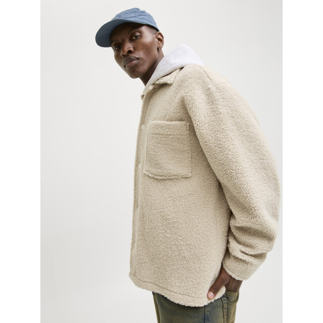 Jack & Jones Jorbleecker teddy overshirt ls beige 5309.05.0021 large