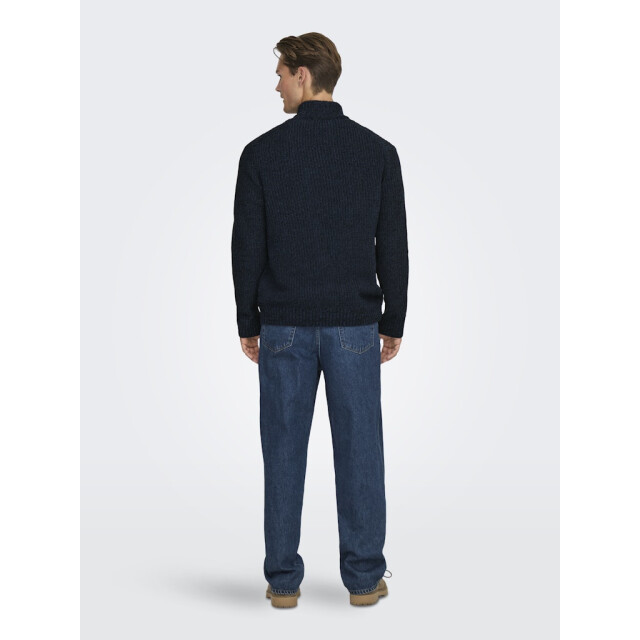 Only & Sons Onsjoin reg ls high neck knit camp raf 5219.33.0036 large